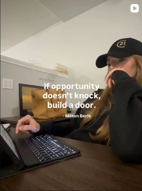 Sarah Fothergill at work in a CENTURY 21 cap